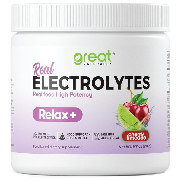 Great Naturally Real Electrolytes Relax – Cherry Limeade (11.9 oz)