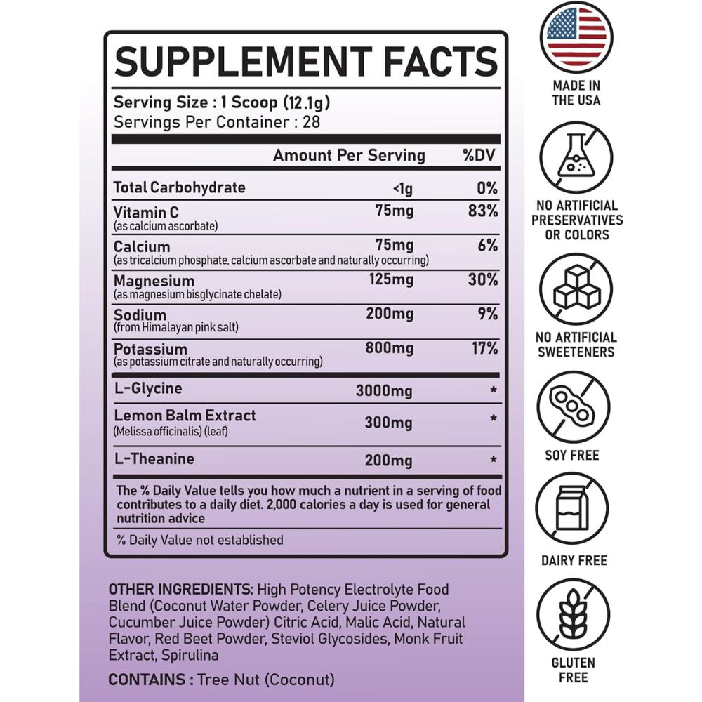 Great Naturally Real Electrolytes Relax – Cherry Limeade (11.9 oz)