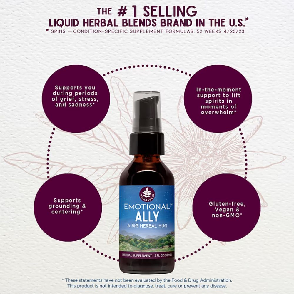 Wishgarden Emotional Ally: A Big Herbal Hug (2 fl oz)