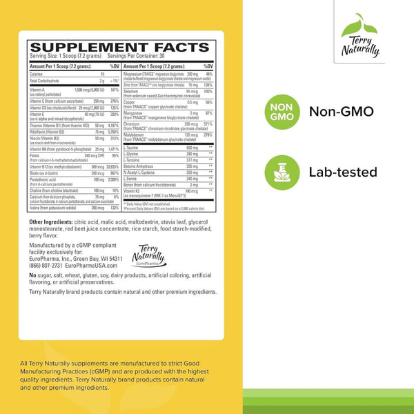 Terry Naturally – Fatigued to Fantastic Energy Revitalization Drink Mix (30 Servings)