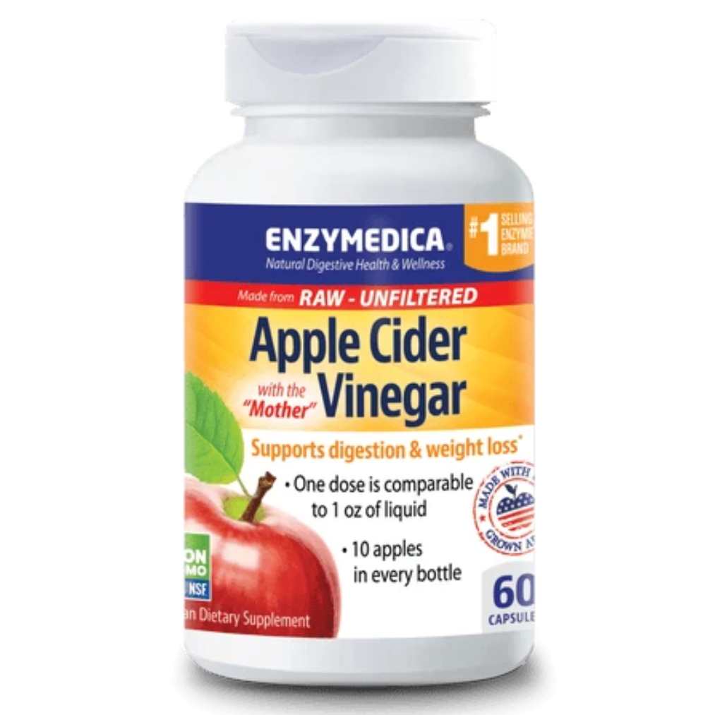 Enzymedica Apple Cider Vinegar - 60 Capsules