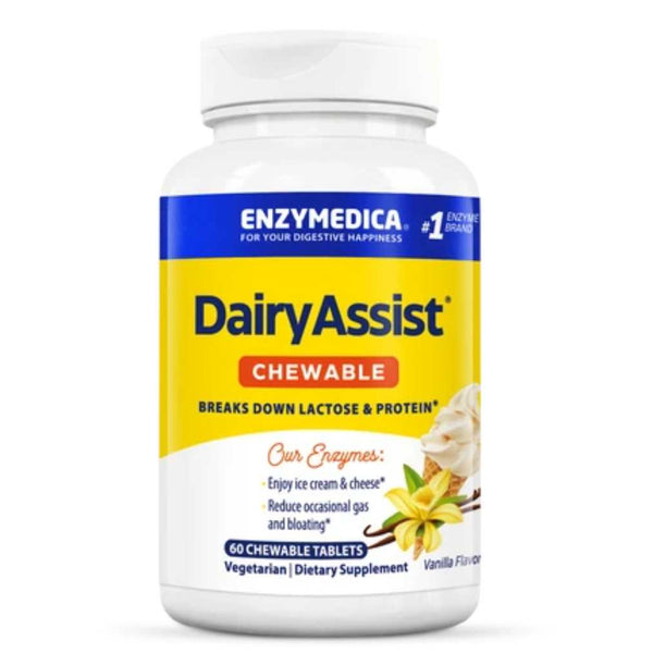 Enzymedica Dairy Assit - 60 Chewables