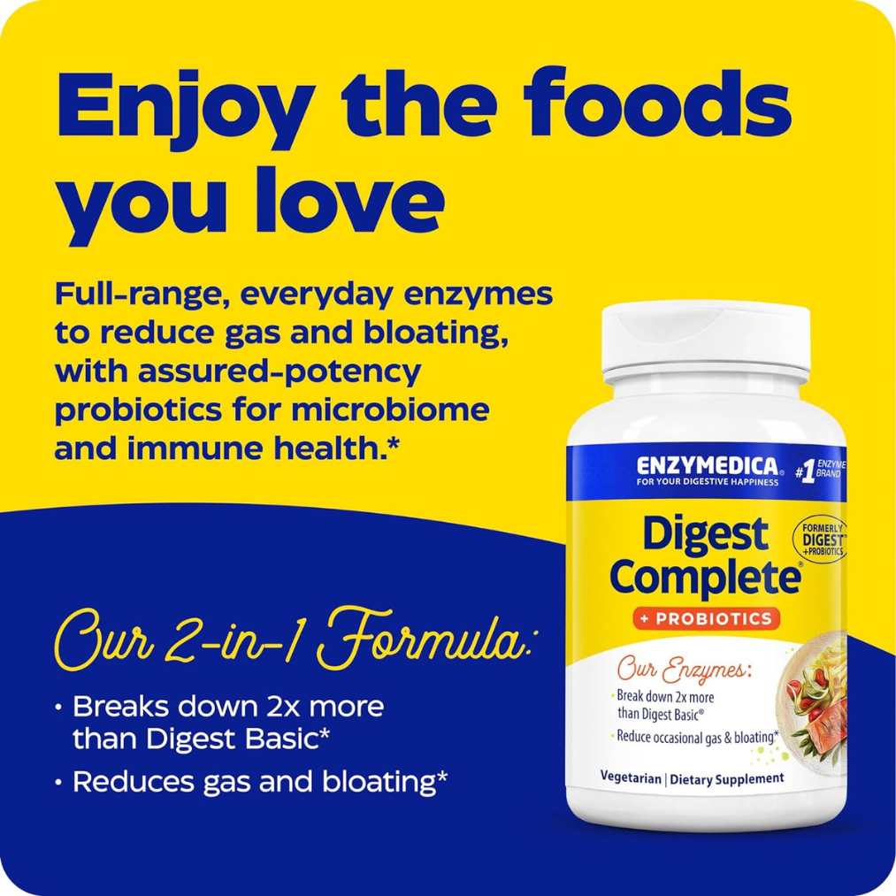 Enzymedica Digest Complete + Probiotics - 30 Capsules