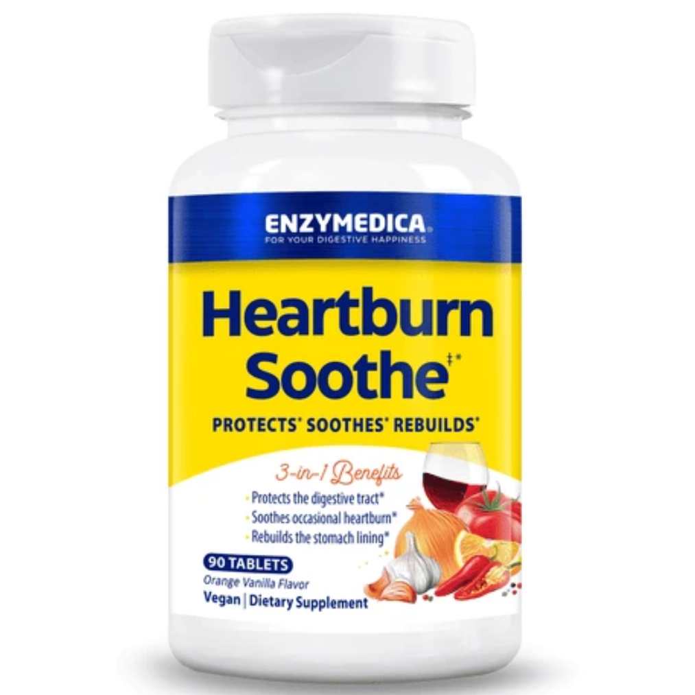 Enzymedica Heartburn Soothe - 90 Tablets