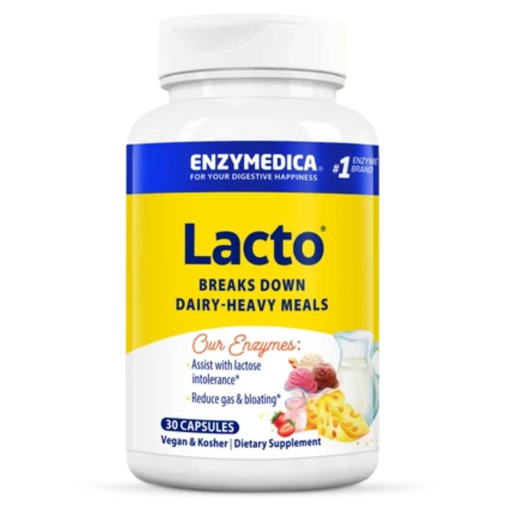 Enzymedica Lacto Dairy Digestion - 30 Capsules