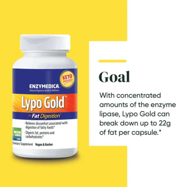 Enzymedica Lypo Gold - 60 Capsules