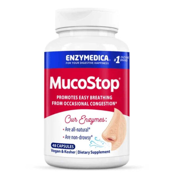 Enzymedica MucoStop - 48 Capsules