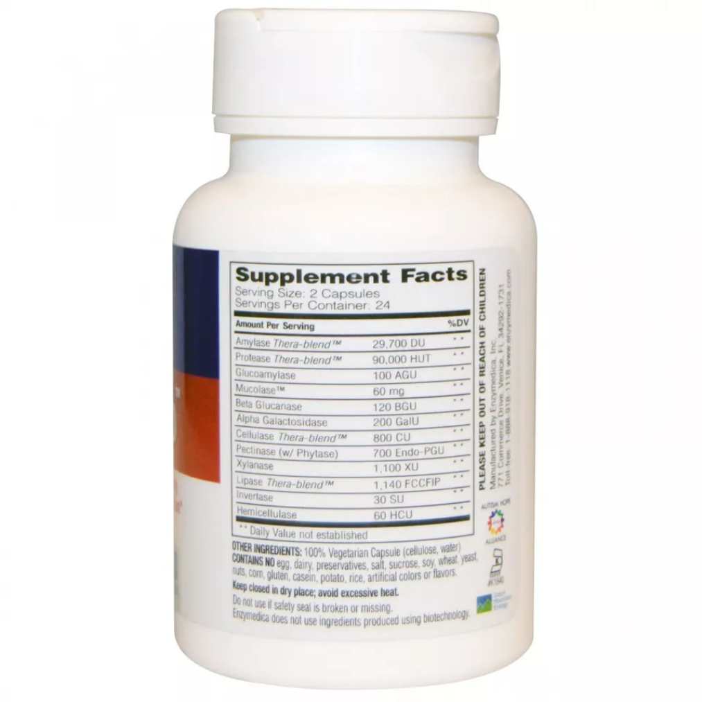Enzymedica MucoStop - 48 Capsules
