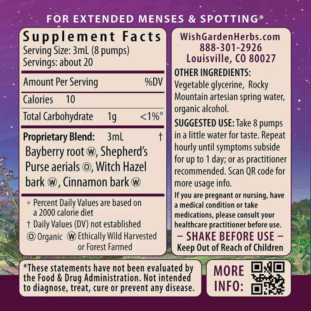 Wishgarden Flow Stopper - Lingering Cycle - 2 fl oz
