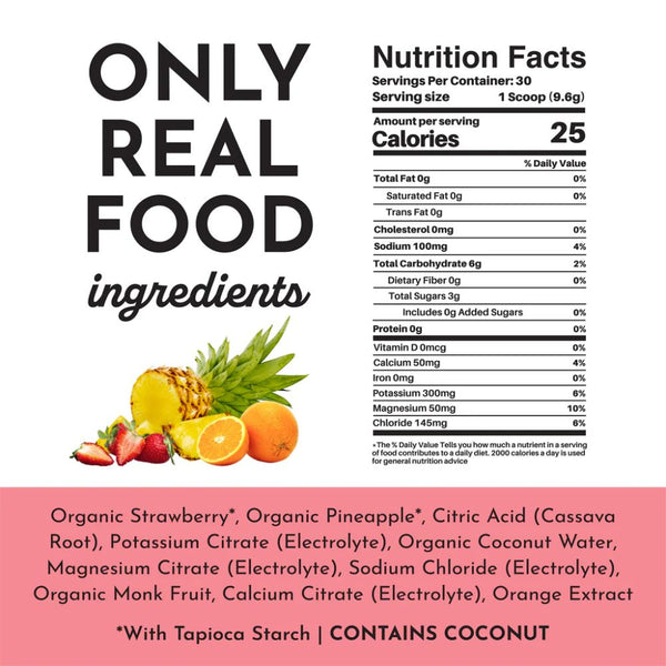 Just Ingredients Fruit Punch Electrolytes - 10.2 oz