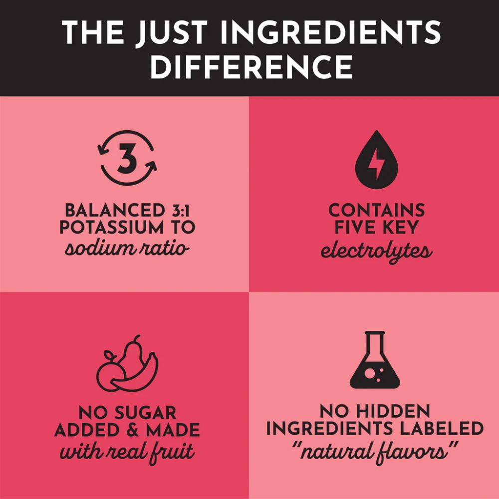 Just Ingredients Fruit Punch Electrolytes - 10.2 oz