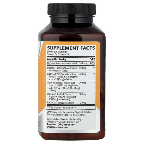 LifeSeasons GLP-1 Support 120 Capsules