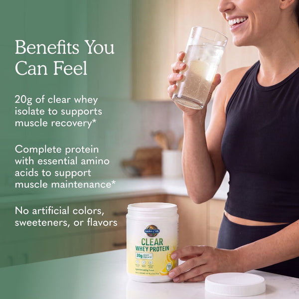 Garden of Life Clear Whey Protein – Lemon Frost, 435 gram
