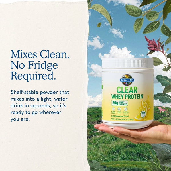 Garden of Life Clear Whey Protein – Lemon Frost, 435 gram