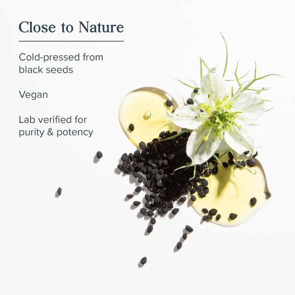Heritage Store Black Seed Oil – 3% Thymoquinone for Potent Wellness Support - 1 fl oz