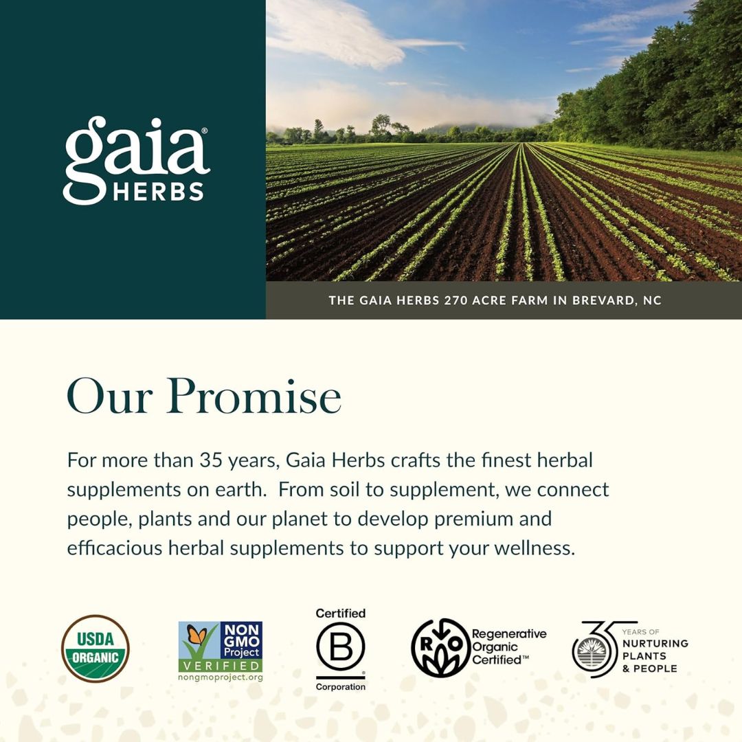 Gaia Herbs Women's Balance – Natural Hormone & Menopause Daytime Support - 60 Caps