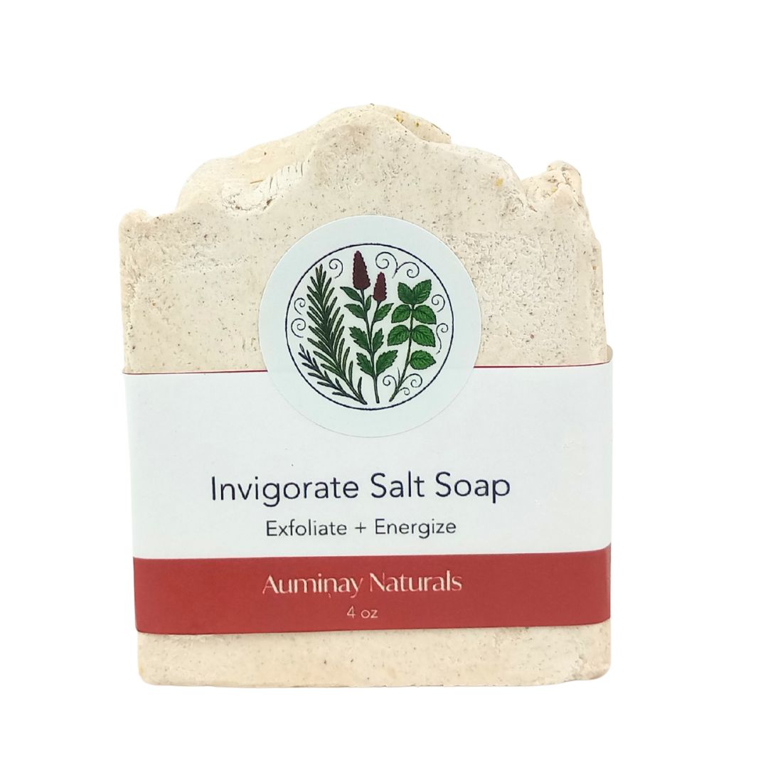 Auminay Naturals Invigorate Salt Soap - 4 oz