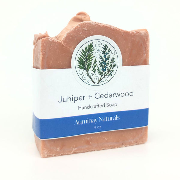 Juniper + Cedarwood Handcrafted Soap