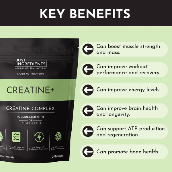 Just Ingredients Creatine + - 5.4 oz