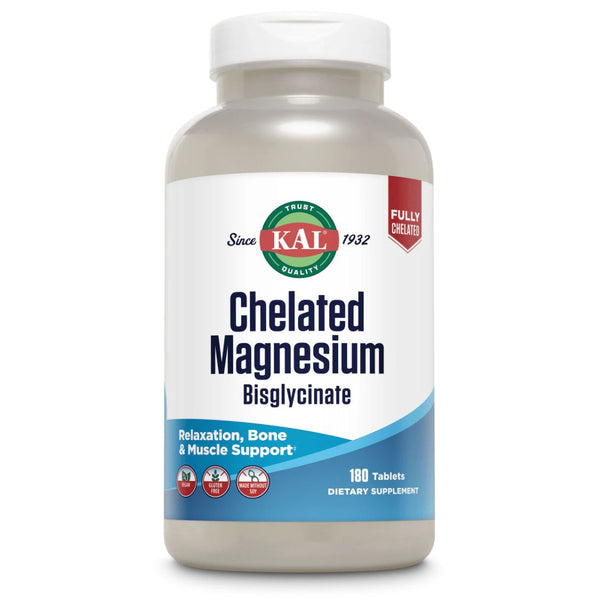 KAL Chelated Magnesium - 100 Tablets