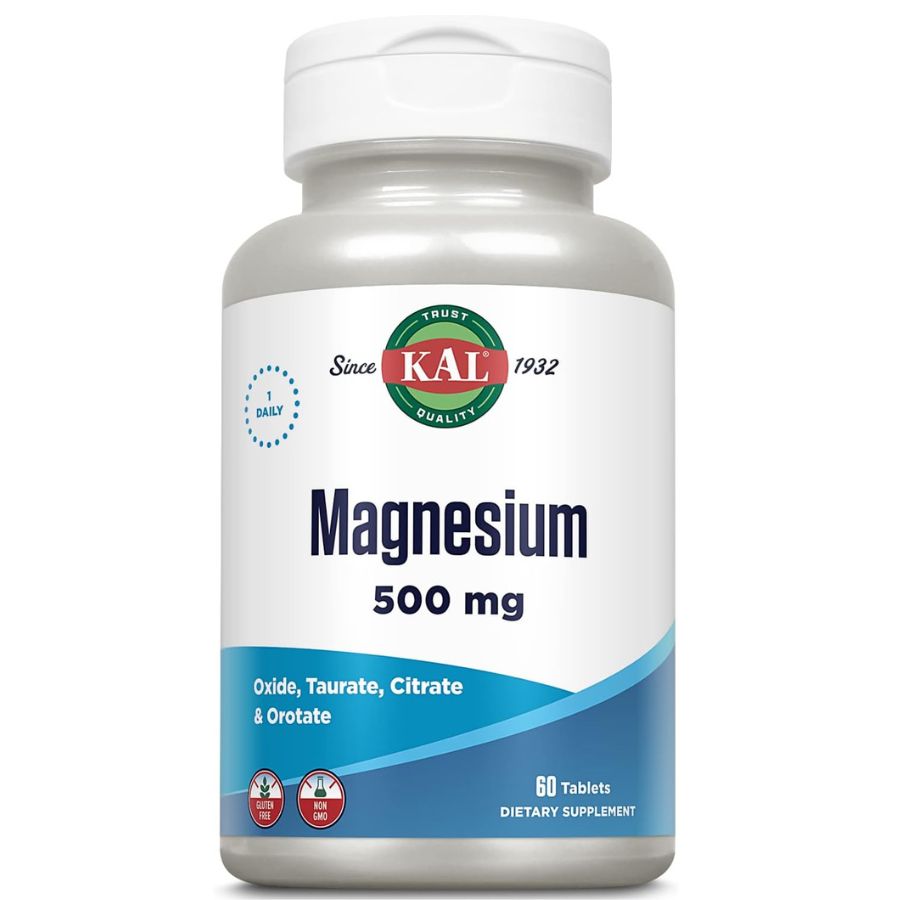 KAL Magnesium - 500 mg  - 60 Tablets