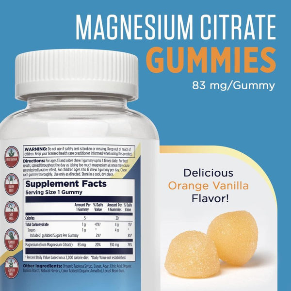 KAL Magnesium Citrate Relaxation Support - 60 Gummies