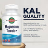 KAL Magnesium Taurate w Coenzyme B-6 - 400 mg  - 100 Tablets