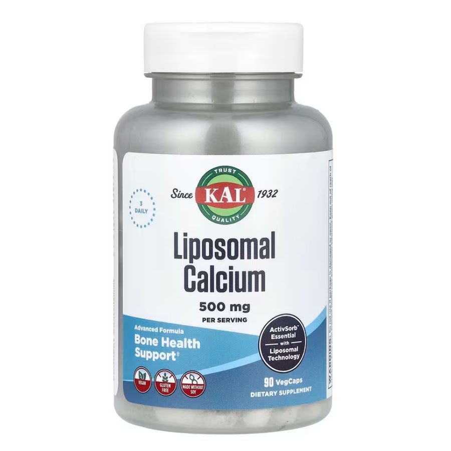 KAL, Liposomal Calcium, 500 mg, 90 VegCaps