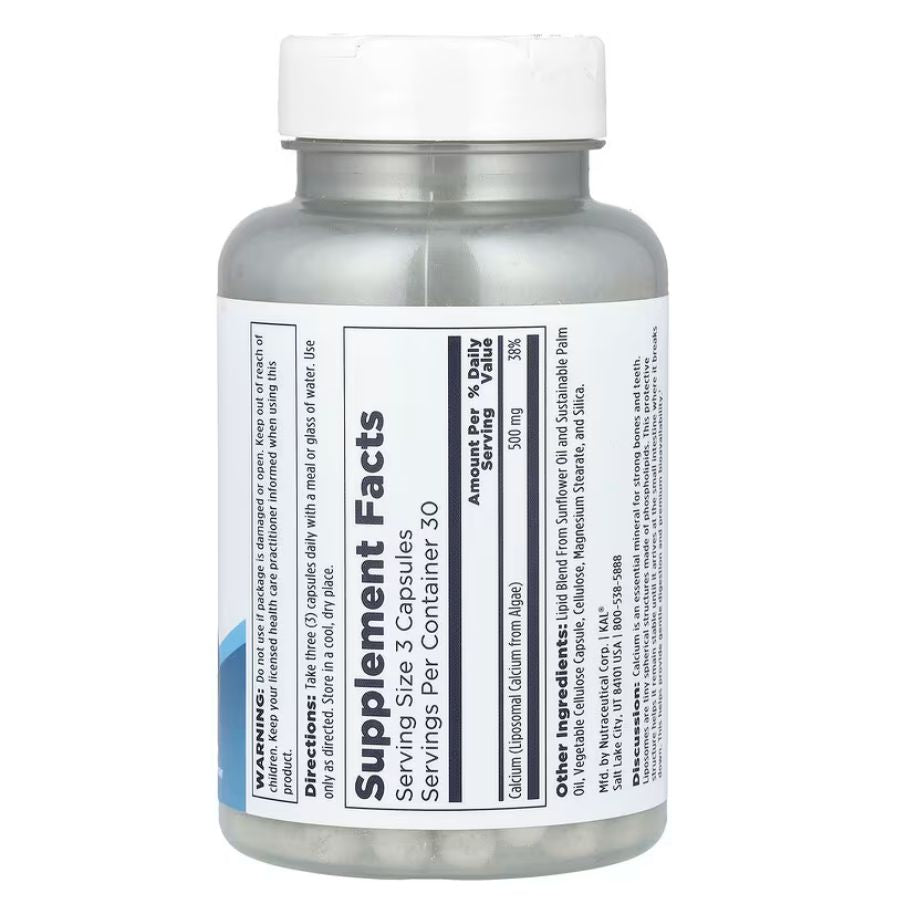 KAL, Liposomal Calcium, 500 mg, 90 VegCaps