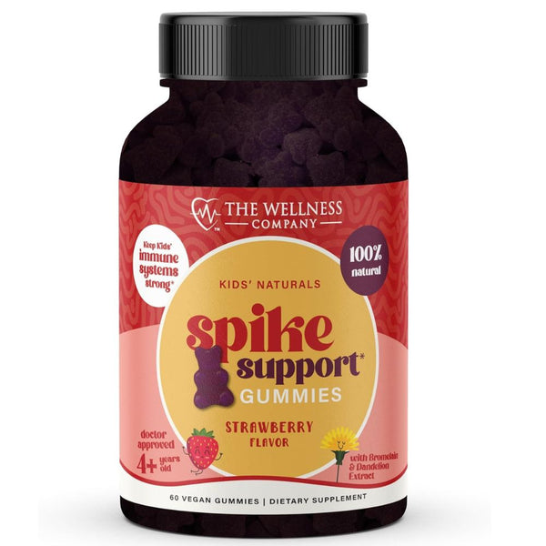The Wellness Company Kids Spike Support Gummies – Daily Immune & Detox Support for Children - 60 Count