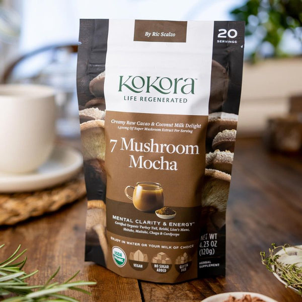 Kokora 7 Mushroom Mocha - Powder - 4.2 oz