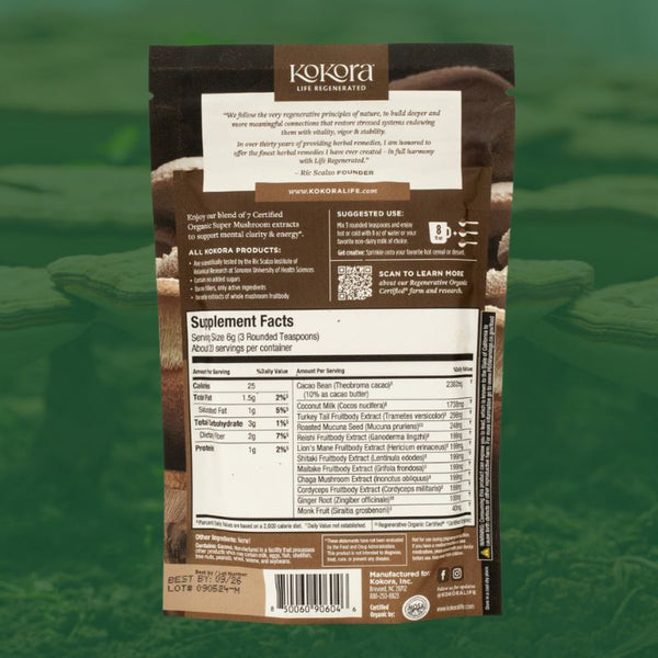 Kokora 7 Mushroom Mocha - Powder - 4.2 oz
