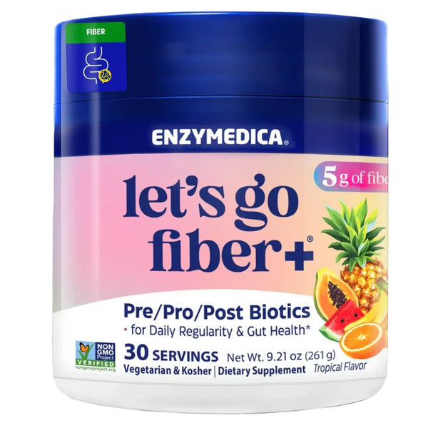 Enzymedica Let’s Go Fiber+ – Tropical (30 Servings)
