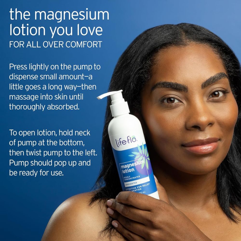 Life-flo Magnesium Lotion – 8 oz. Unscented