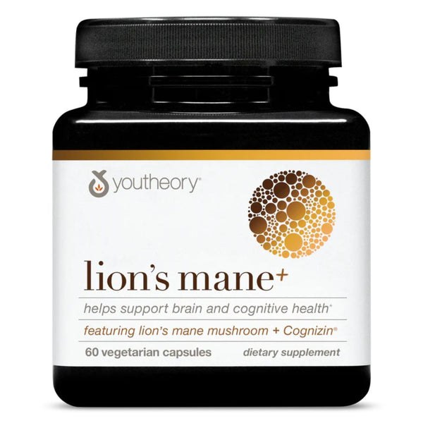 Youtheory Lion's Mane + Cognizin 60 VegCaps