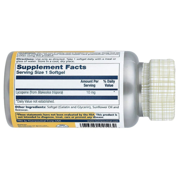 Solaray Lycopene 10 mg – 60 Softgels