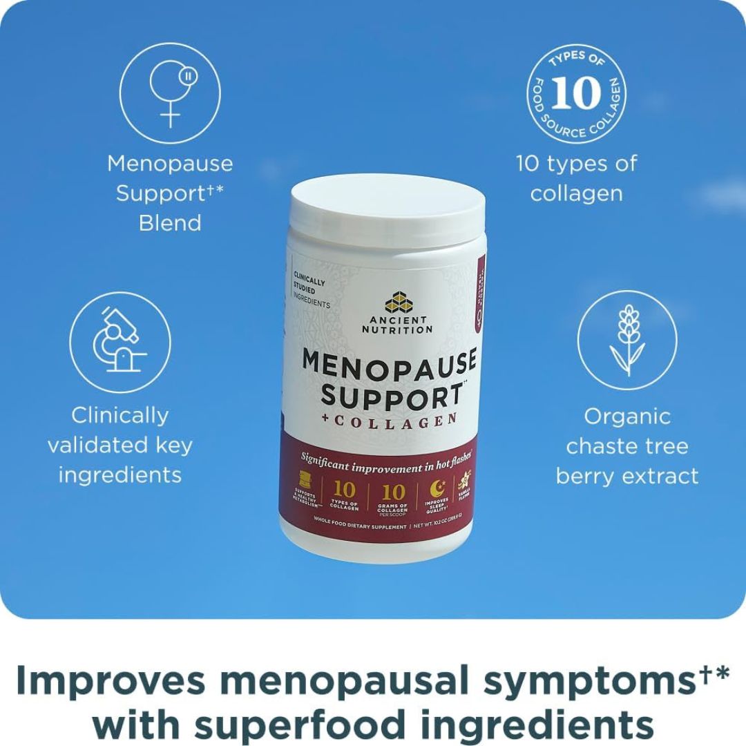 Ancient Nutrition Ancient Nutrition Menopause Support + Collagen Powder - 25 Servings - 10.2 oz