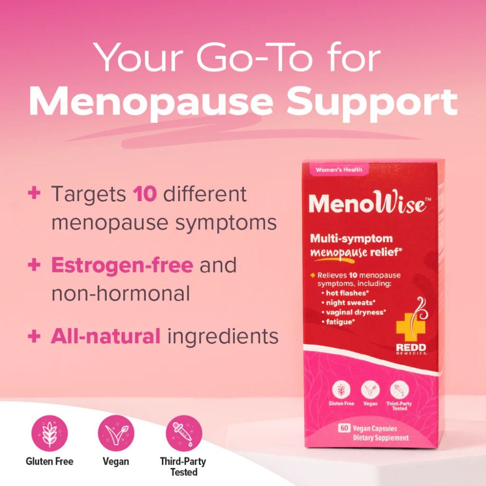 Redd Remedies Menowise 60 Capsules - 60 VegCaps