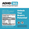 Best 365 Labs Methylene Blue - ADHD 365 Active Daily Health Defense Maximum Strength Brain Support - 60 Tablets
