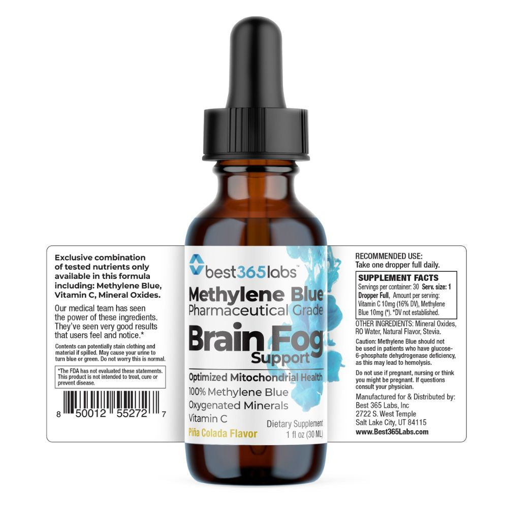 Best 365 Labs Methylene Blue - Brain Fog Support 1 floz