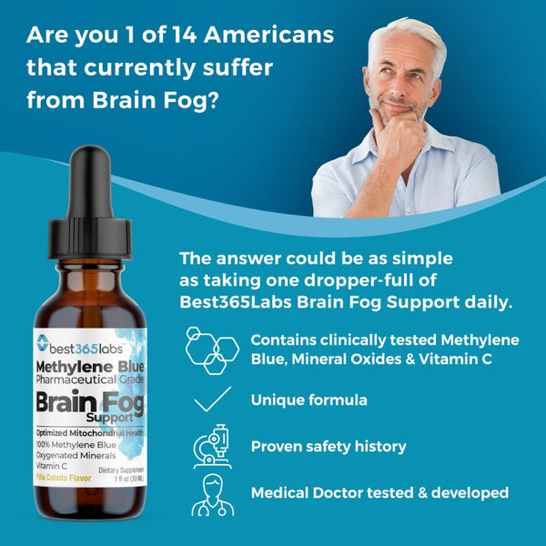 Best 365 Labs Methylene Blue - Brain Fog Support 1 floz