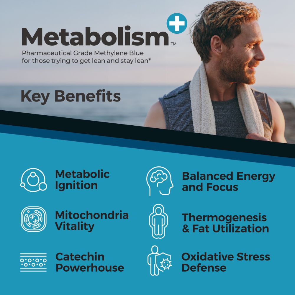 Best 365 Labs Methylene Blue - Metabolism + - 60 Tablets