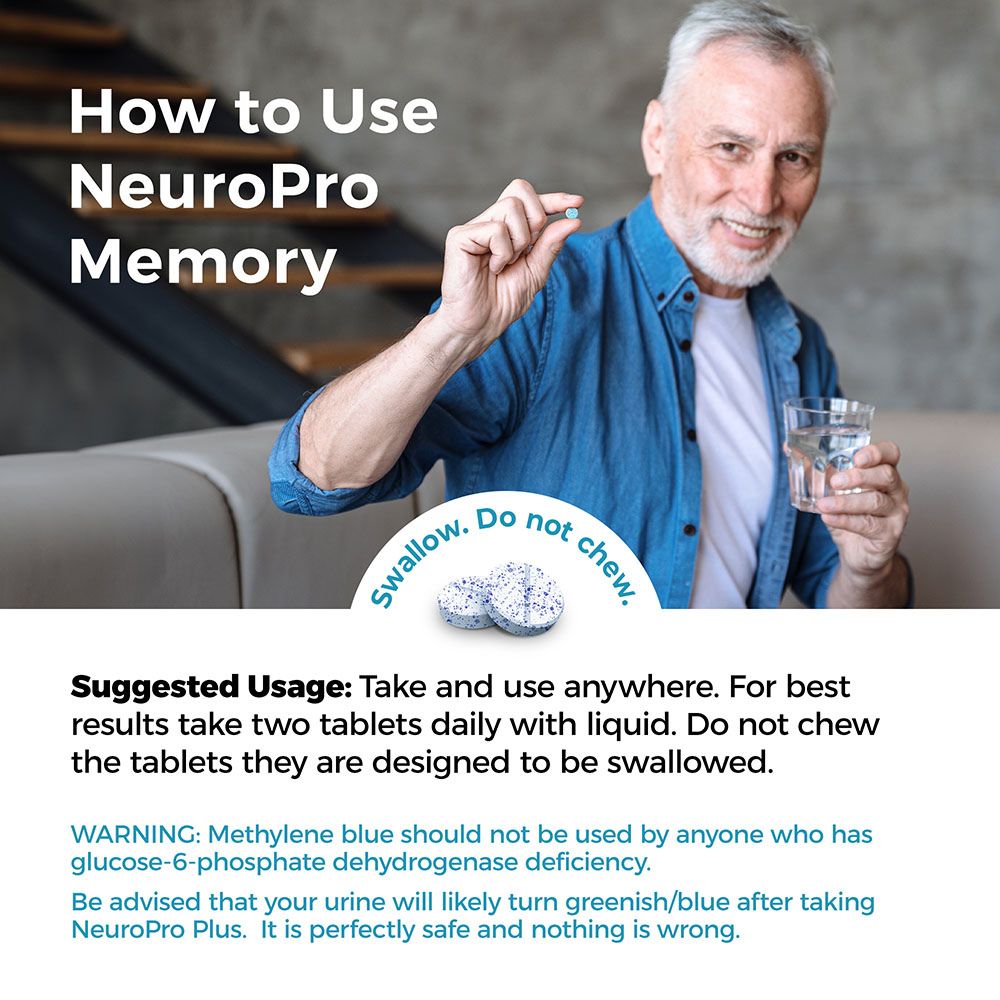 Best 365 Labs Methylene Blue - NeuroPro Memory - 60 Tablets