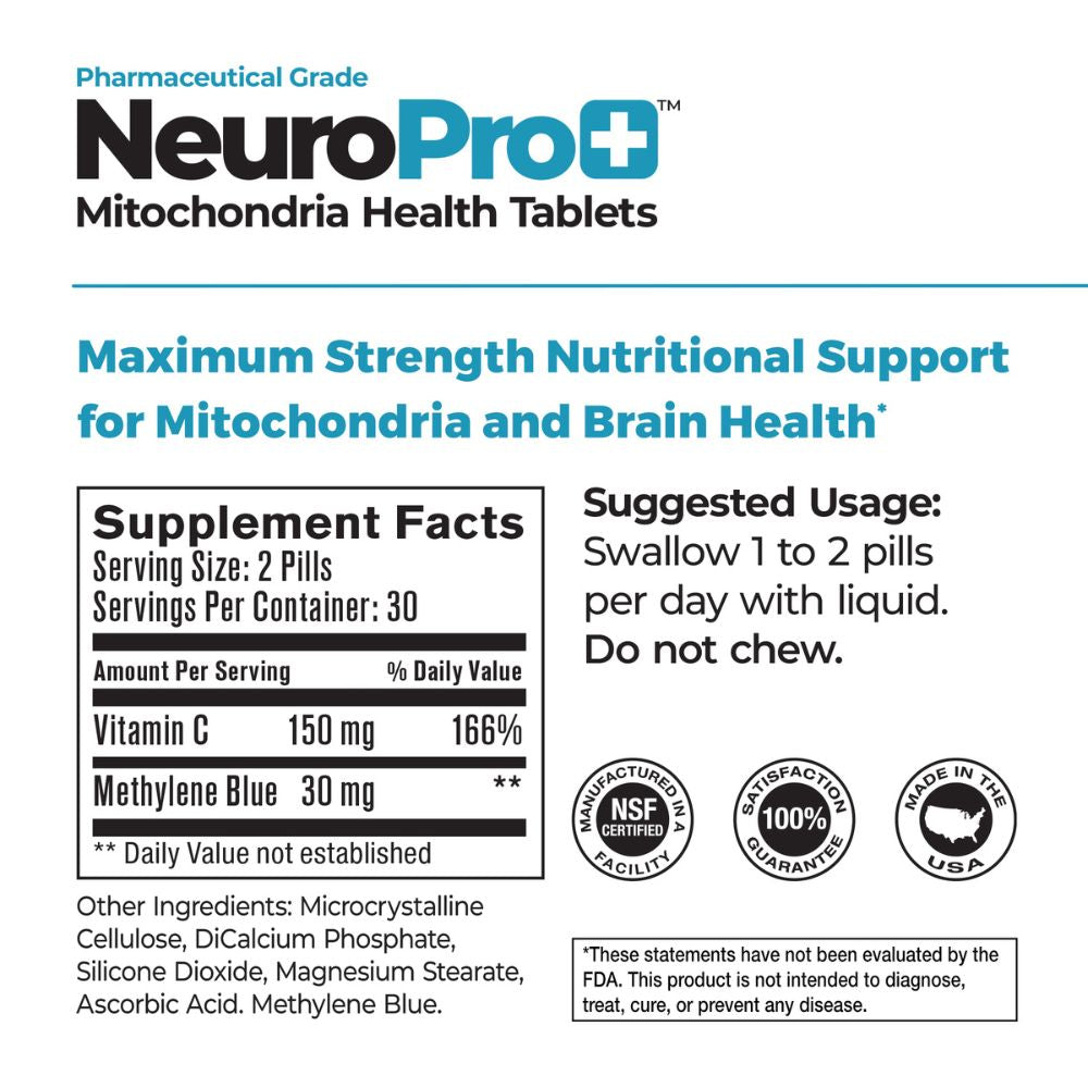 Best 365 Labs Methylene Blue - NeuroPro+ - 60 Tablets