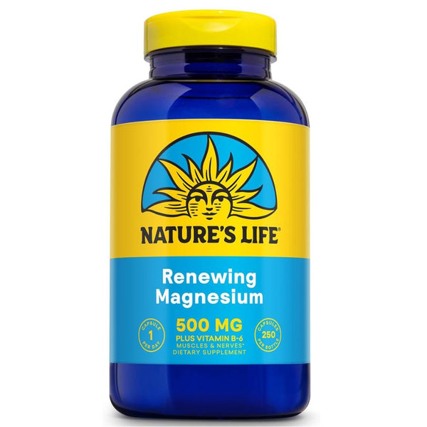 Nature's Life Renewing Magnesium - 500 mg - 250 VegCaps