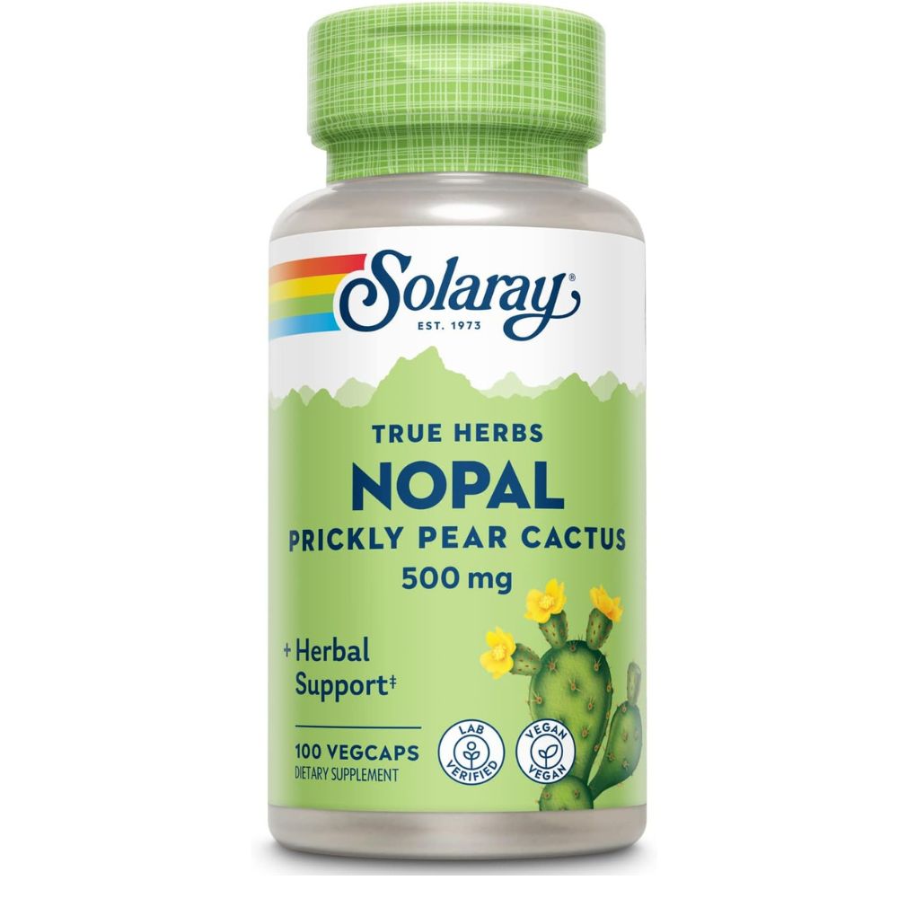 Solaray Nopal (Prickly Pear Cactus) 500 mg – 100 VegCaps