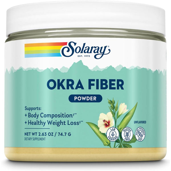 Solaray OKRA FIBER OKRALIN 2.6 Ounce