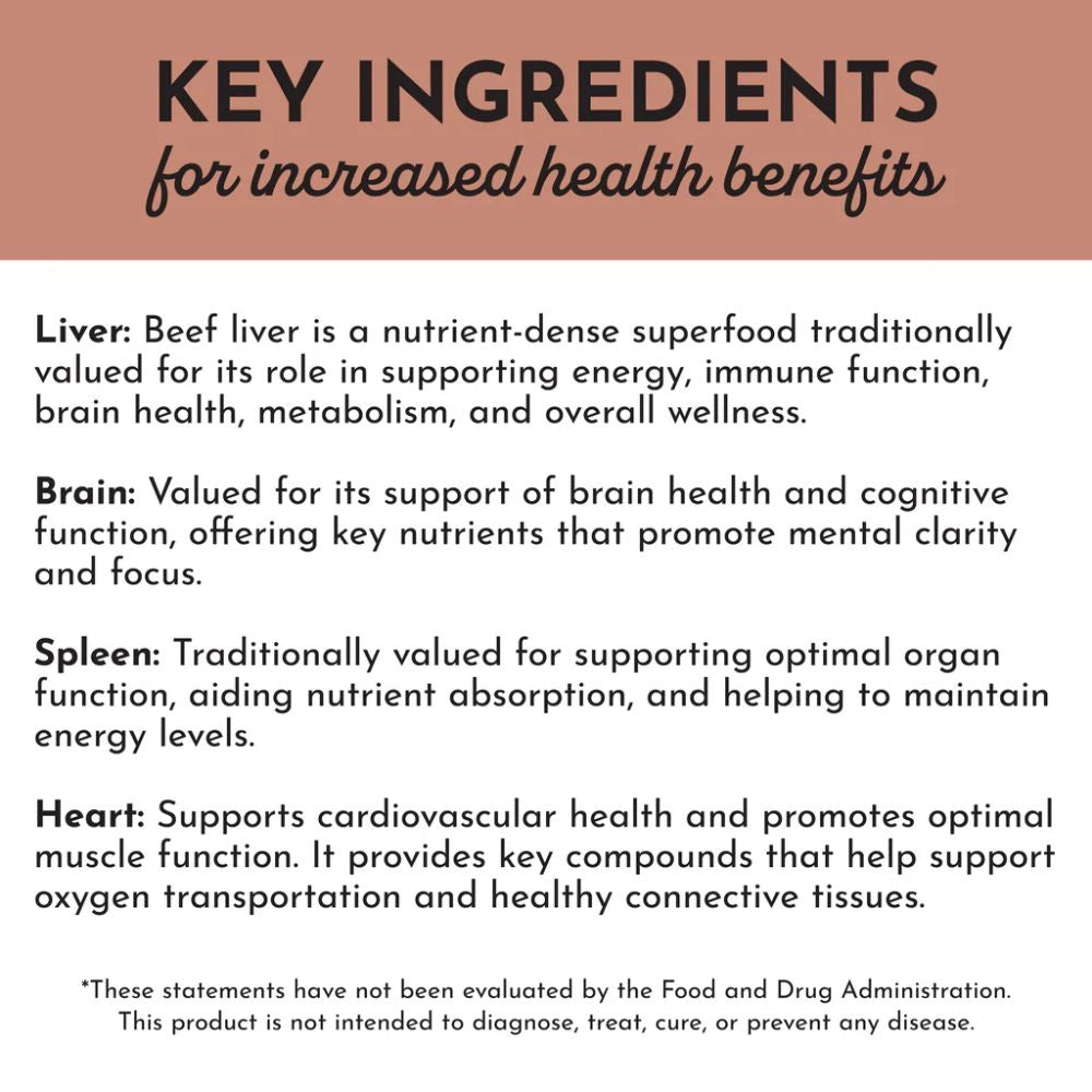 Just Ingredients Organ Complex - 150 Capsules