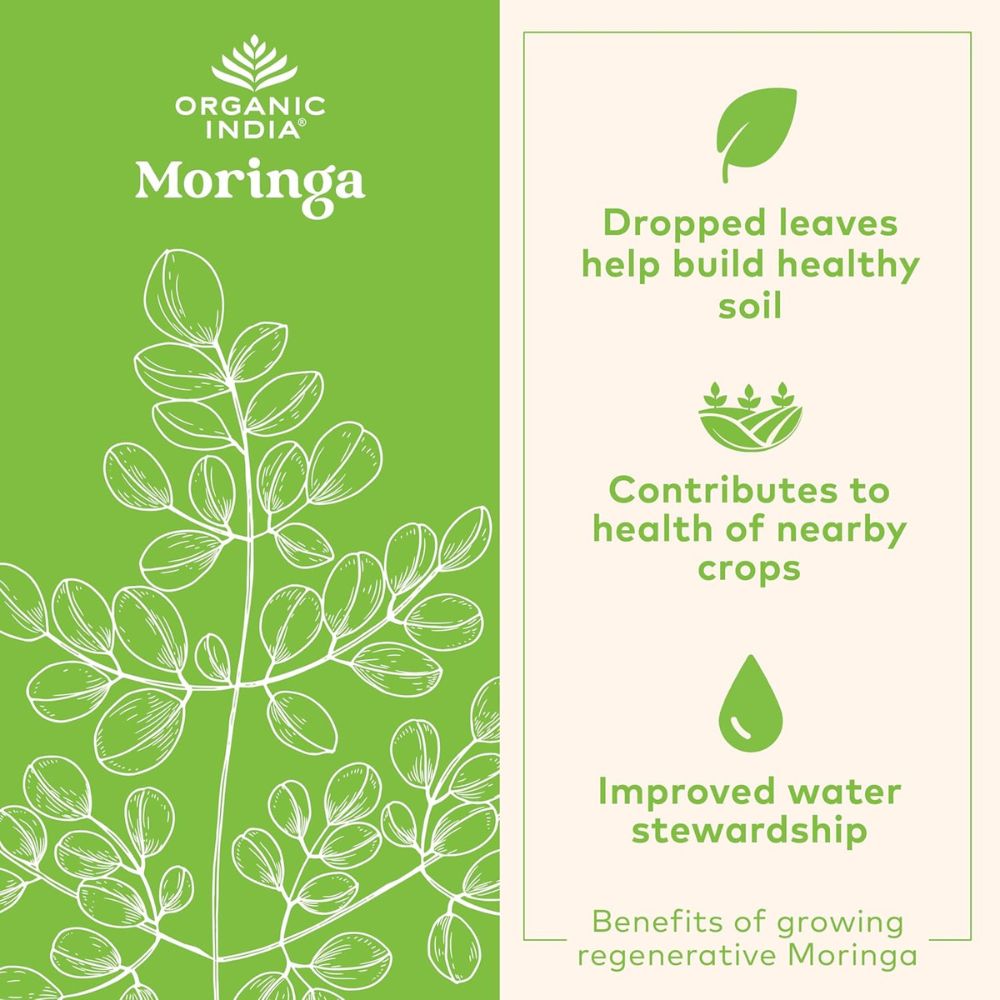 Organic India Moringa 90 VegCaps