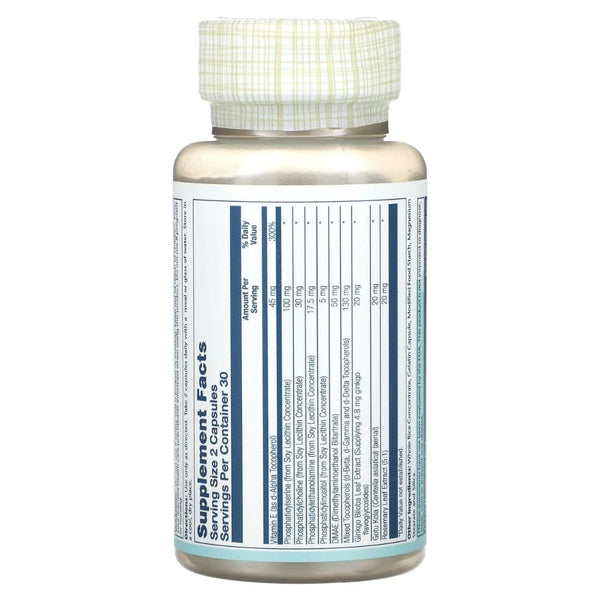 Solaray Phosphatidylserine Plus - 100 mg - 60 VegCaps